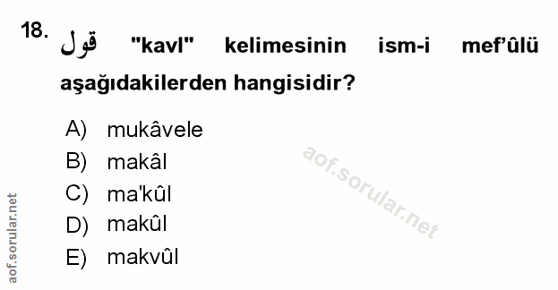 Soru 18
