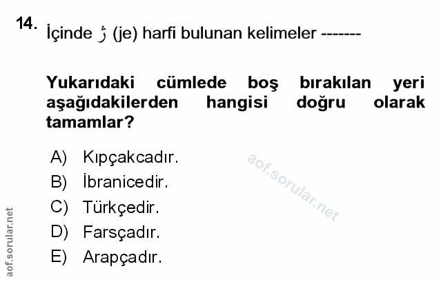 Soru 14