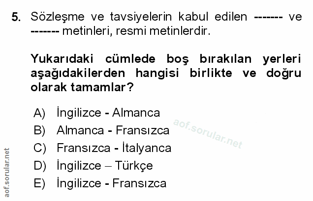 Soru 5
