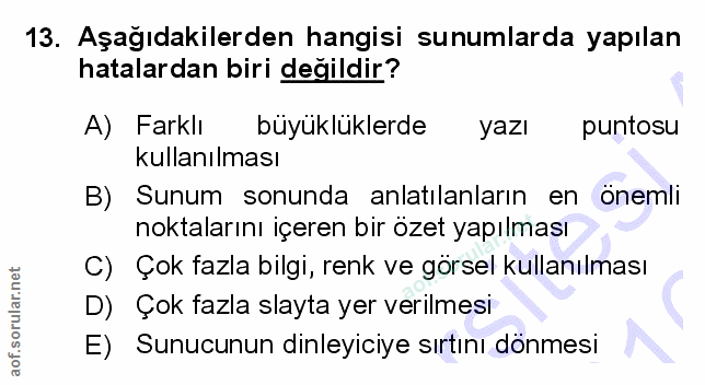 Soru 13