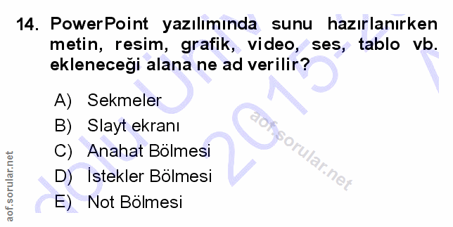 Soru 14