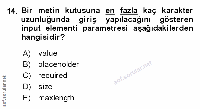 Soru 14
