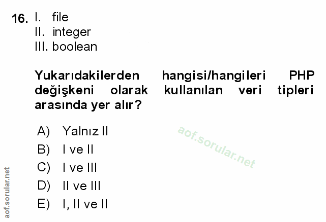 Soru 16