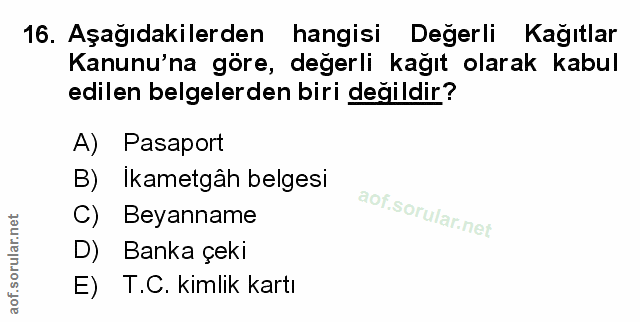 Soru 16