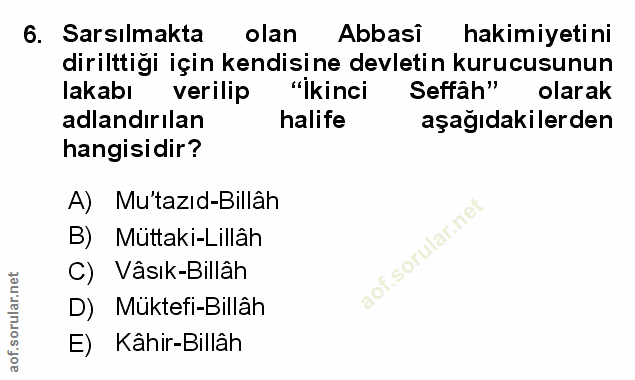 Soru 6