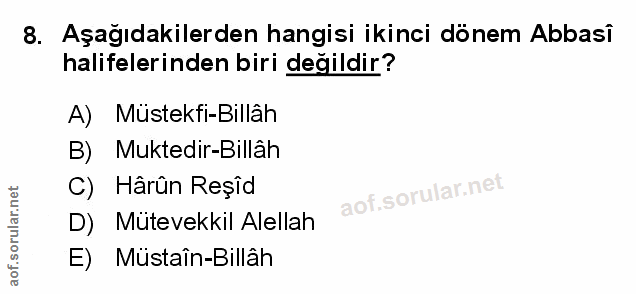 Soru 8