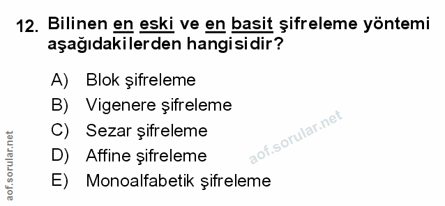 Soru 12
