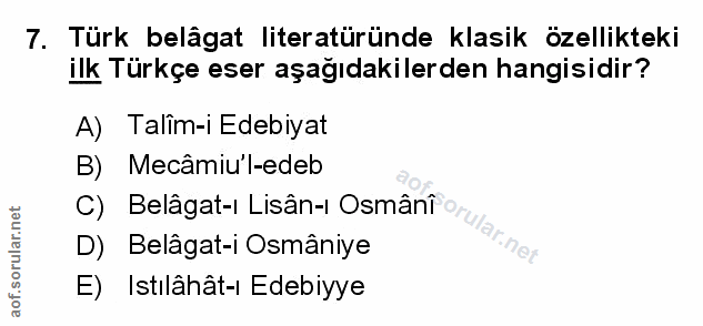 Soru 7