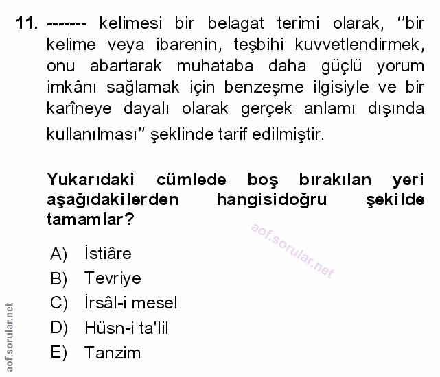 Soru 11