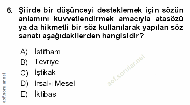Soru 6