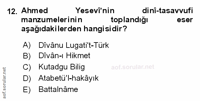 Soru 12