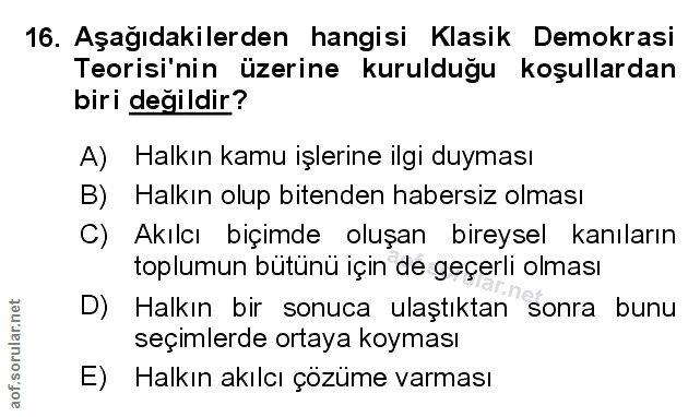 Soru 16