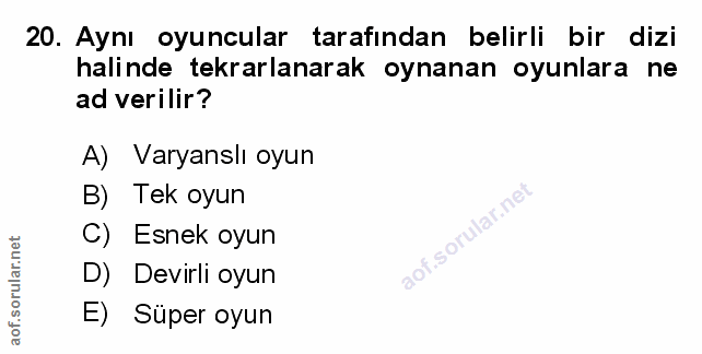 Soru 20