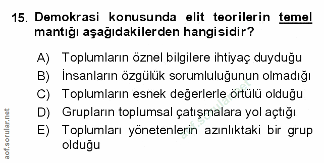 Soru 15