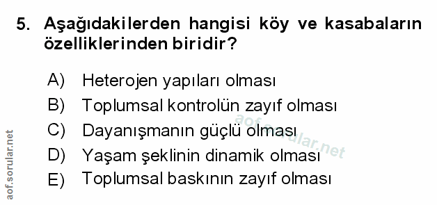 Soru 5