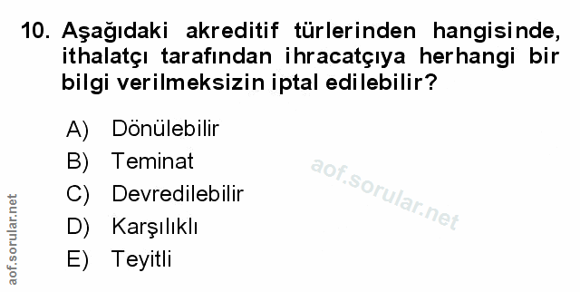 Soru 10