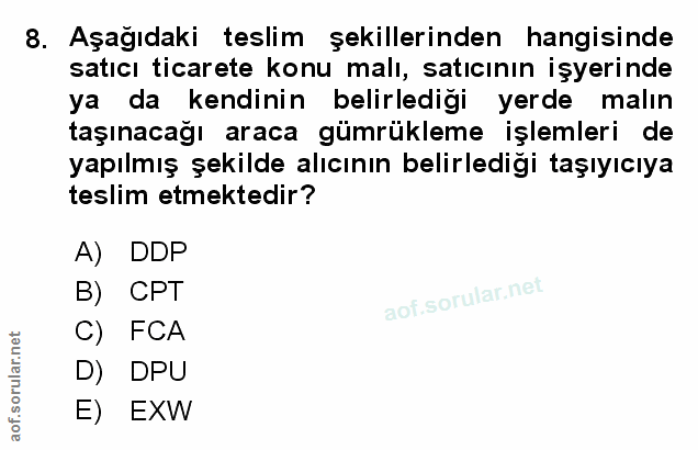 Soru 8
