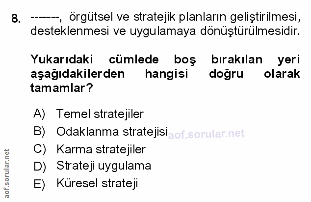 Soru 8