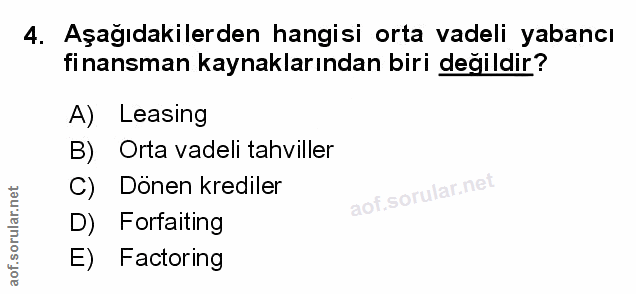 Soru 4