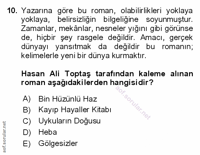 Soru 10