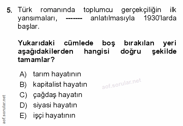 Soru 5
