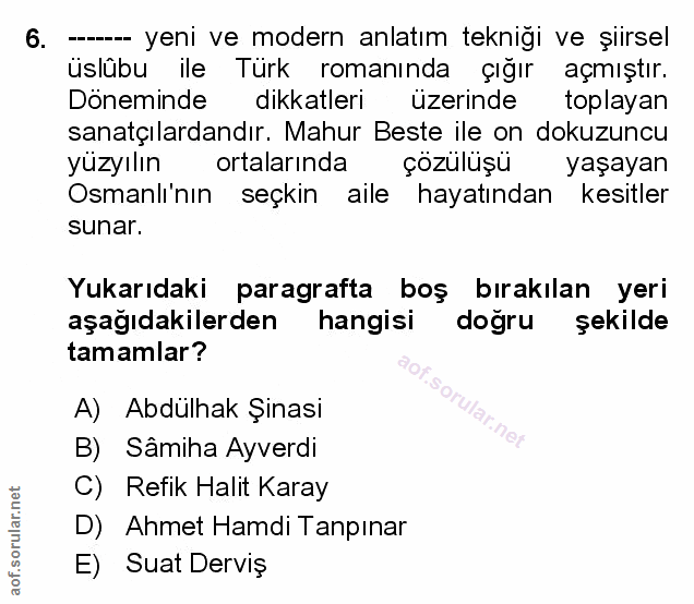 Soru 6