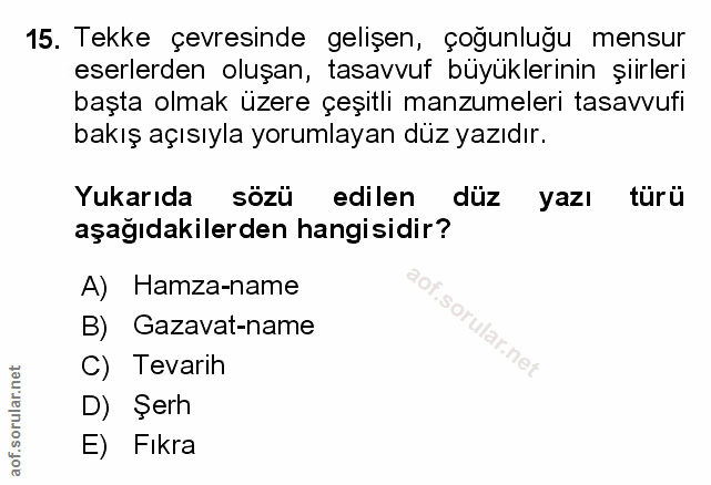 Soru 15
