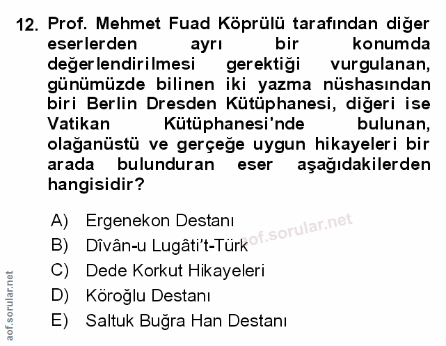 Soru 12