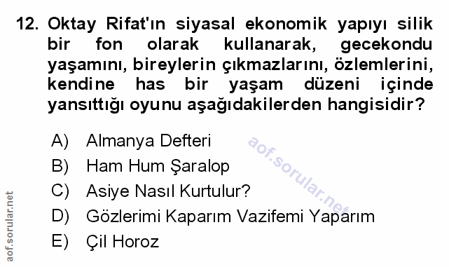 Soru 12