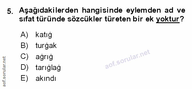 Soru 5