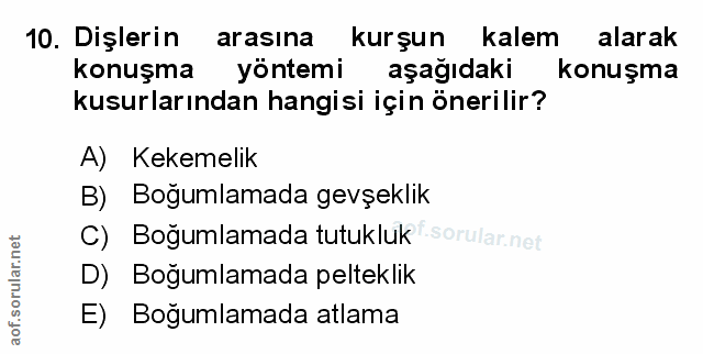 Soru 10