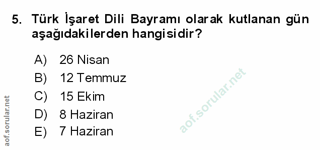 Soru 5
