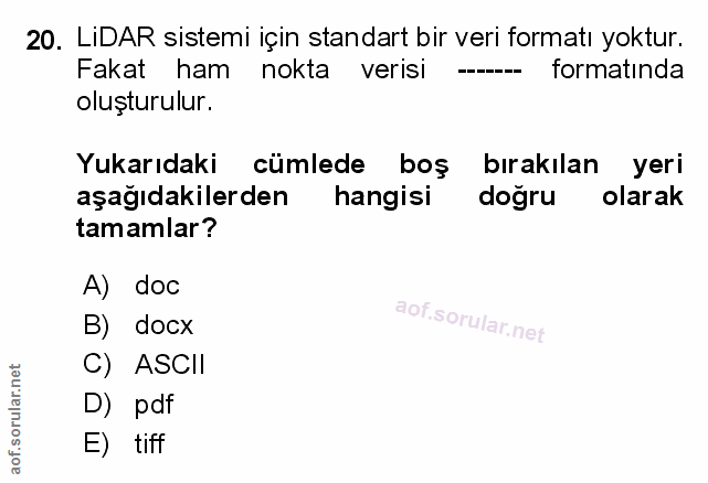 Soru 20