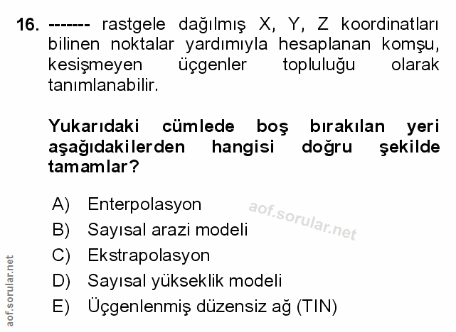 Soru 16