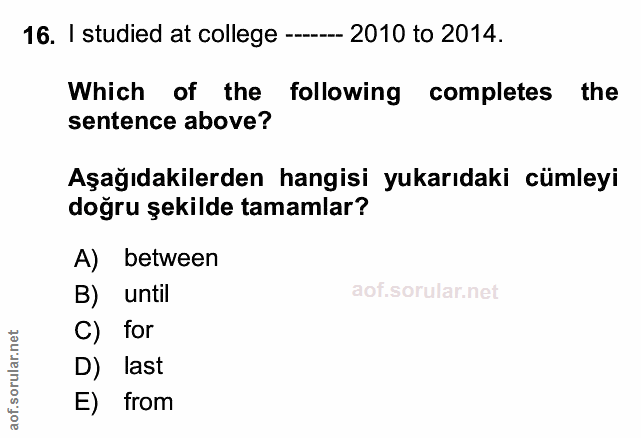 Soru 16