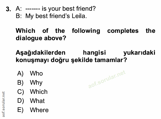 Soru 3
