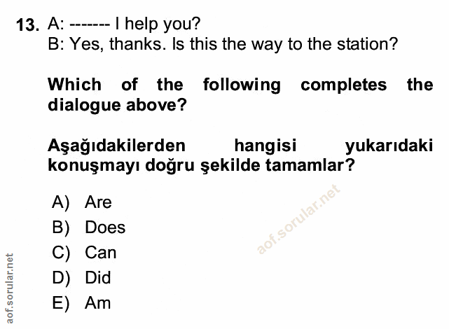 Soru 13