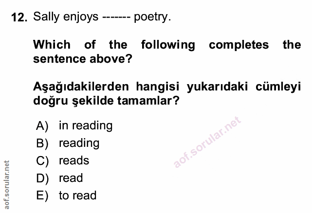 Soru 12