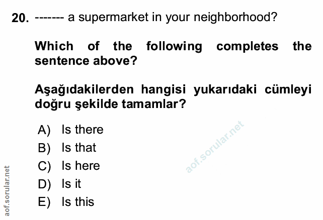 Soru 20
