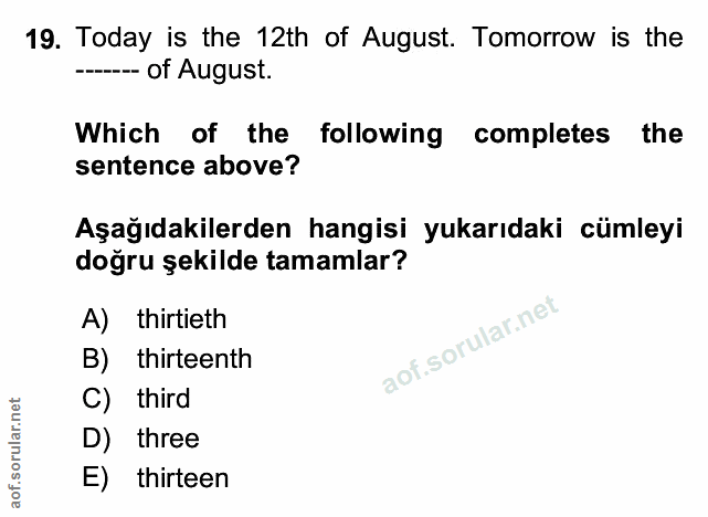 Soru 19