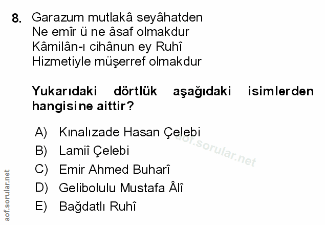 Soru 8