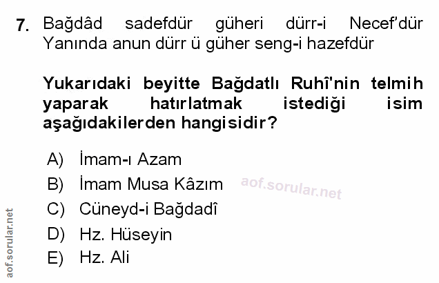 Soru 7