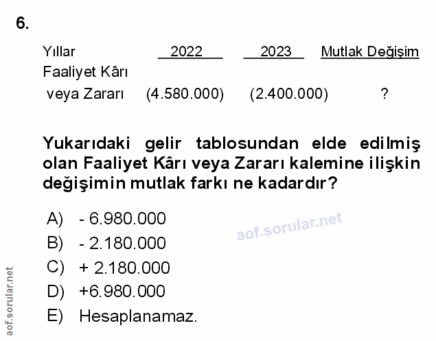 Soru 6