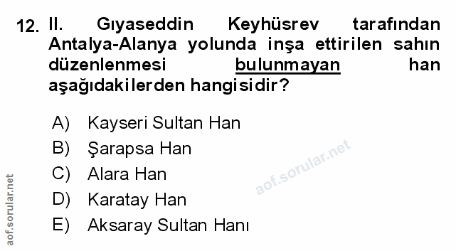 Soru 12