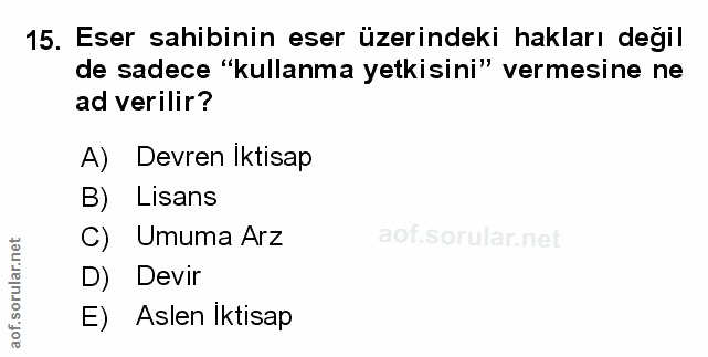 Soru 15