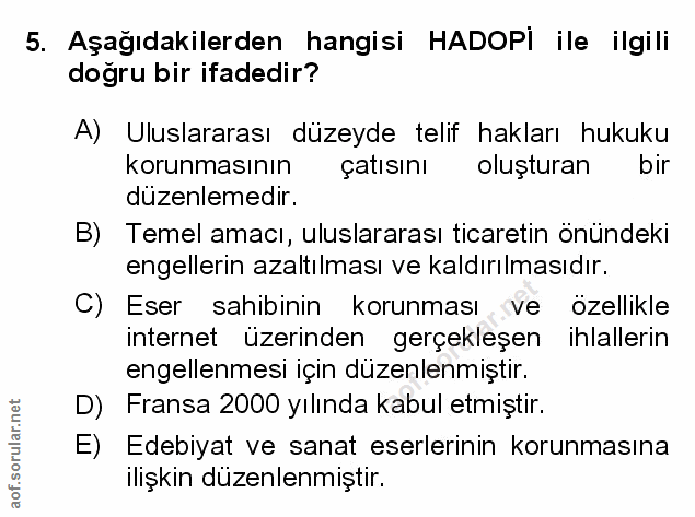 Soru 5