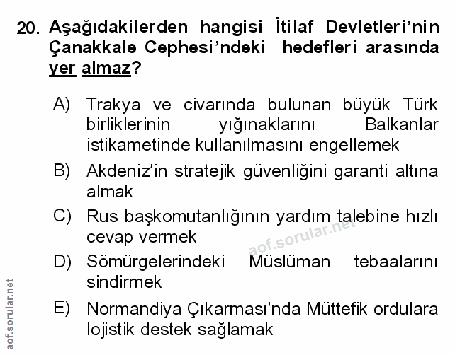 Soru 20