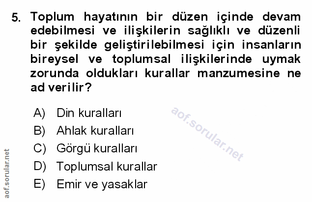 Soru 5