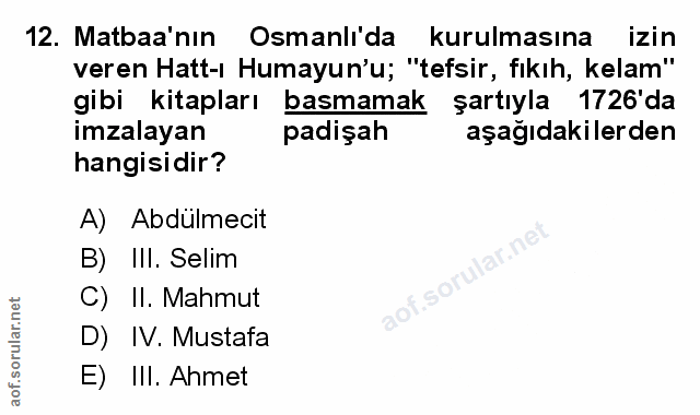 Soru 12