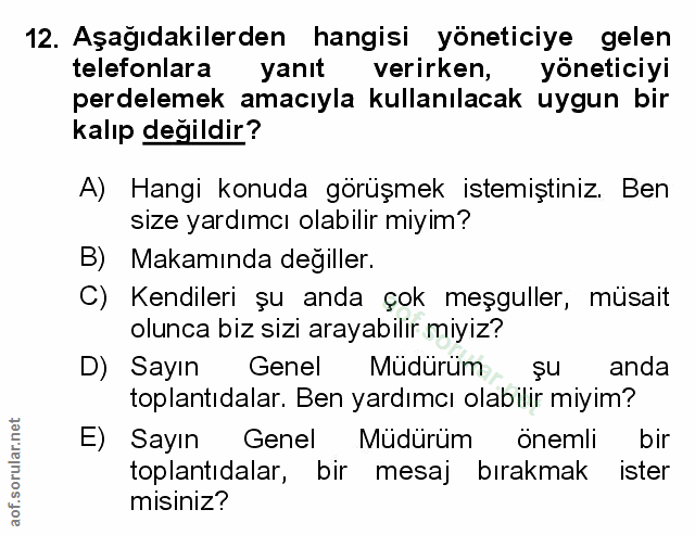 Soru 12